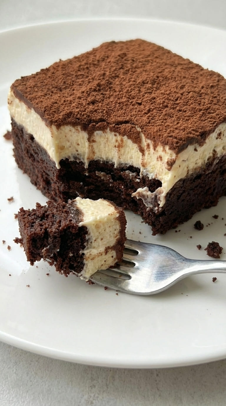 Easy Brownie Tiramisu – Rich, Creamy & Irresistible Dessert