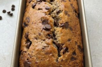 Moist Chocolate Chip Banana Bread Recipe Perfect for Breakfast or Dessert