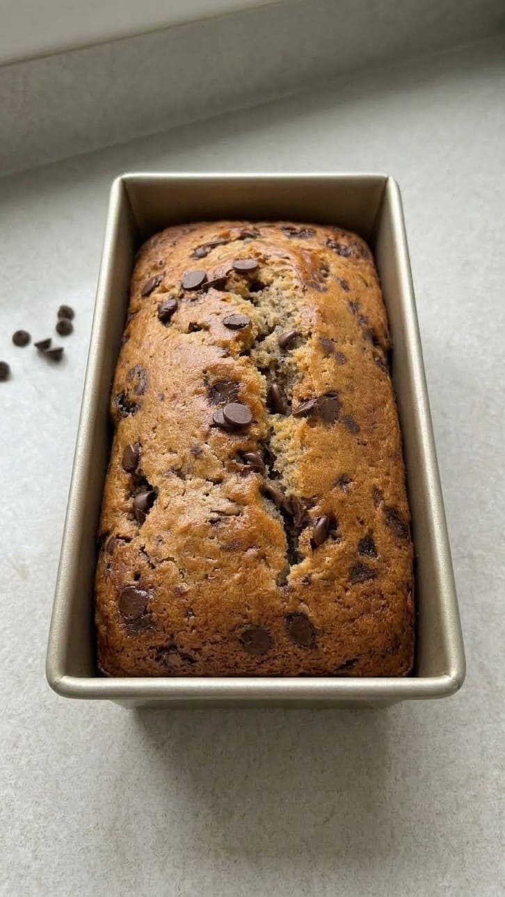 Moist Chocolate Chip Banana Bread Recipe Perfect for Breakfast or Dessert