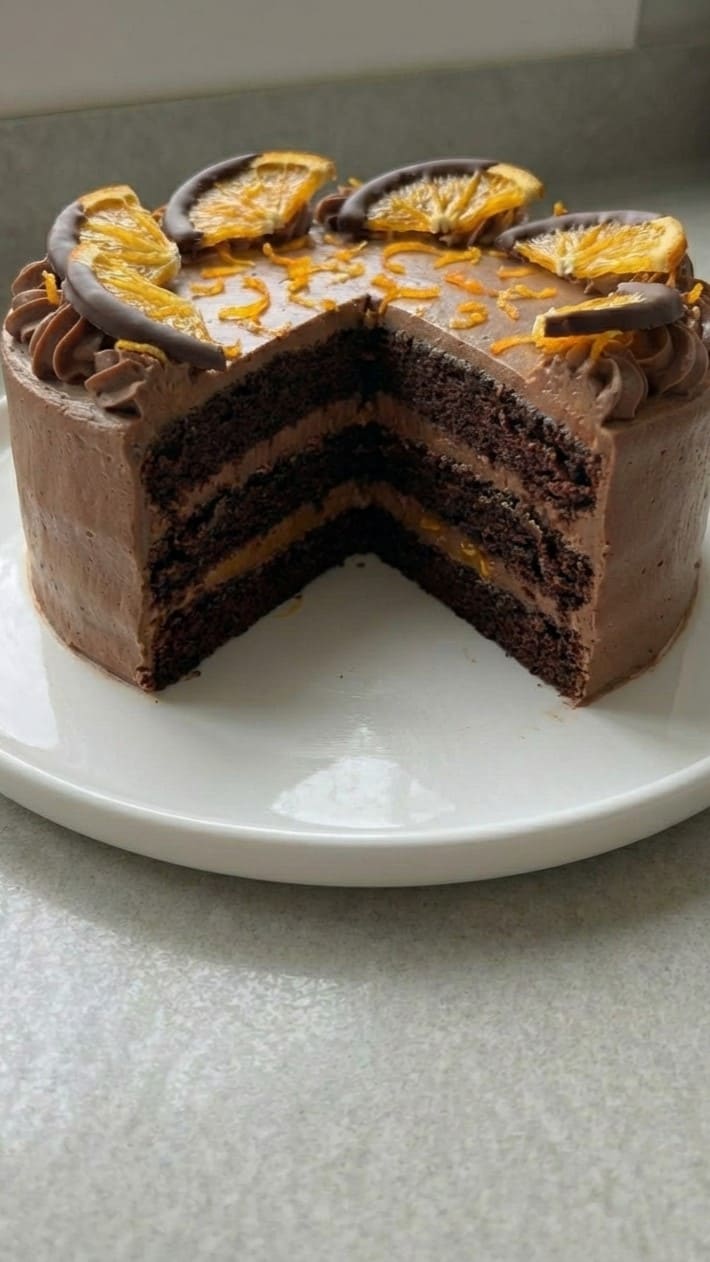 Chocolate Orange Cake – Rich, Zesty & Irresistible