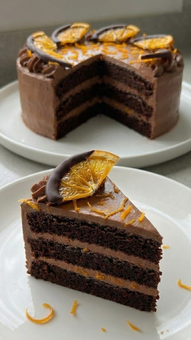 Chocolate Orange Cake – Rich, Zesty & Irresistible