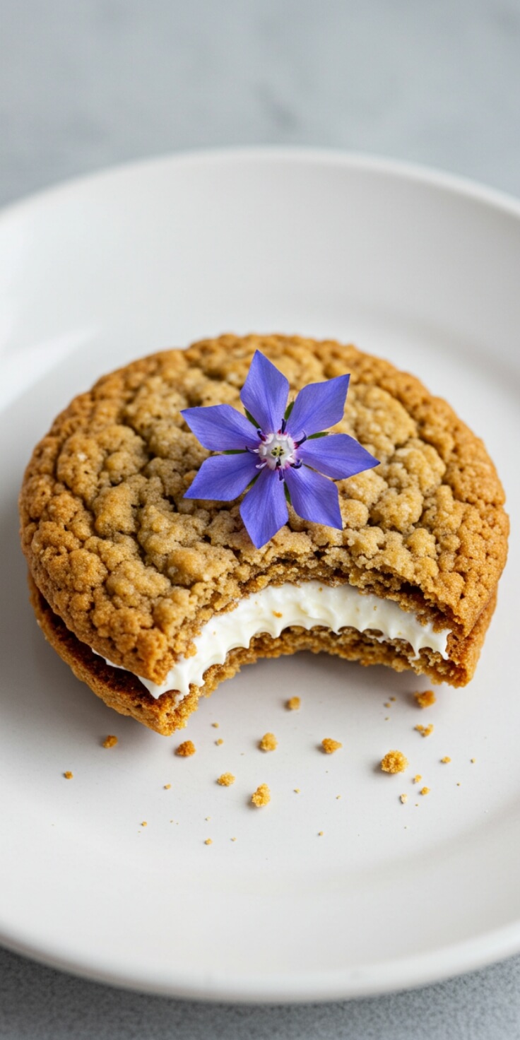 These oatmeal sandwich cookies are chewy, nutty, and filled with a rich brown butter cream cheese frosting—comfort baking at its most indulgent!