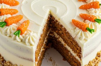 Homemade Carrot Cake with Cream Cheese Frosting