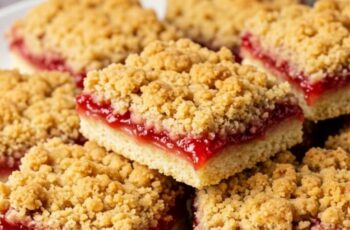 Homemade Strawberry Crumb Bars – Simple Dessert Idea