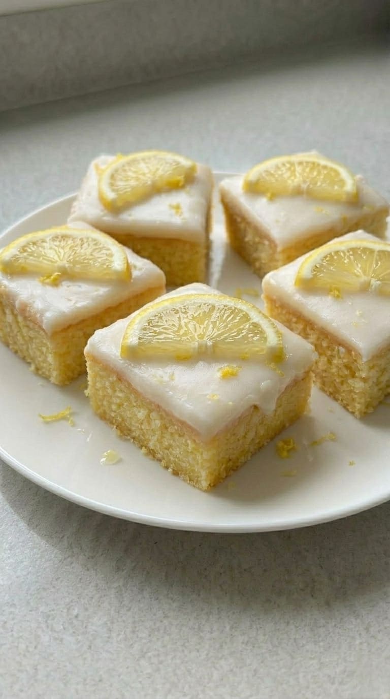 Easy Lemon Brownies with a Perfect Lemon Glaze