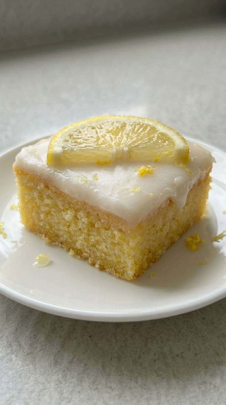 Easy Lemon Brownies with a Perfect Lemon Glaze