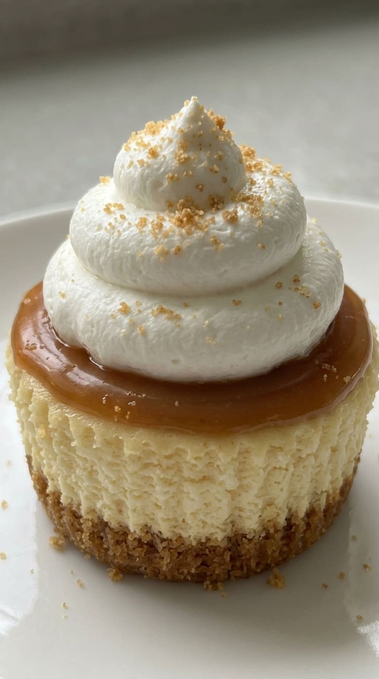 Easy Mini Caramel Cheesecakes Recipe for Parties and Holidays