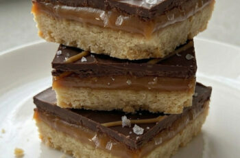 Salted Caramel Shortbread Bars