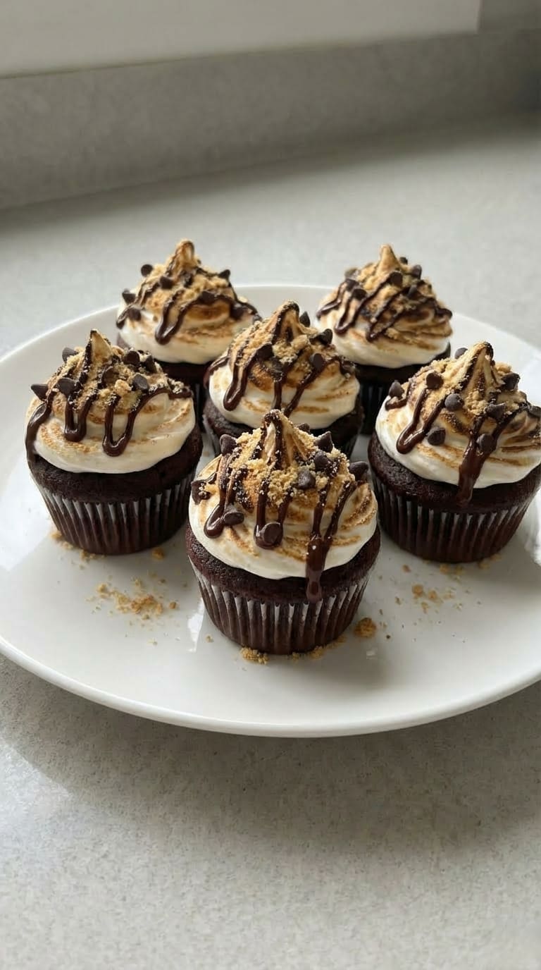 Easy S’mores Cupcakes – Gooey, Chocolatey & Irresistible