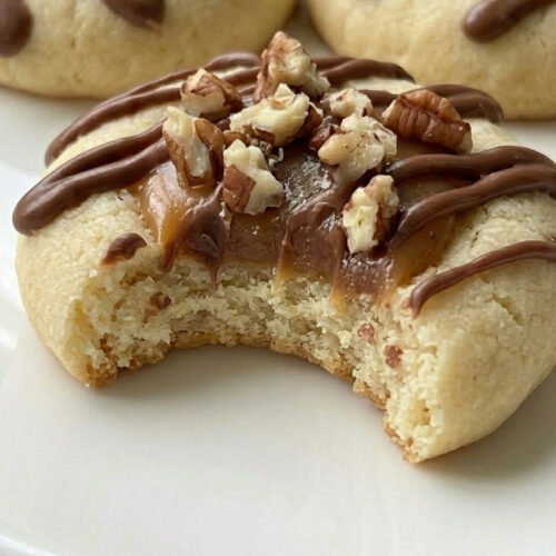 Homemade Twix Thumbprint Cookies – Perfect Holiday Treat