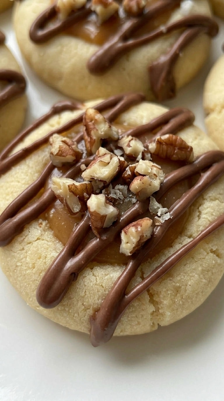 Homemade Twix Thumbprint Cookies – Perfect Holiday Treat