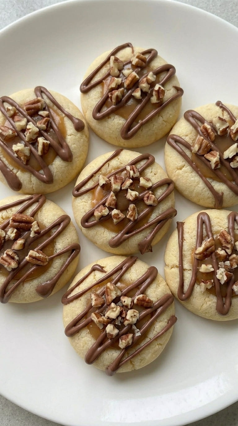 Homemade Twix Thumbprint Cookies – Perfect Holiday Treat