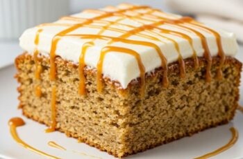 Vegan Cinnamon Spice Banana Cake with Cream Cheese Frosting