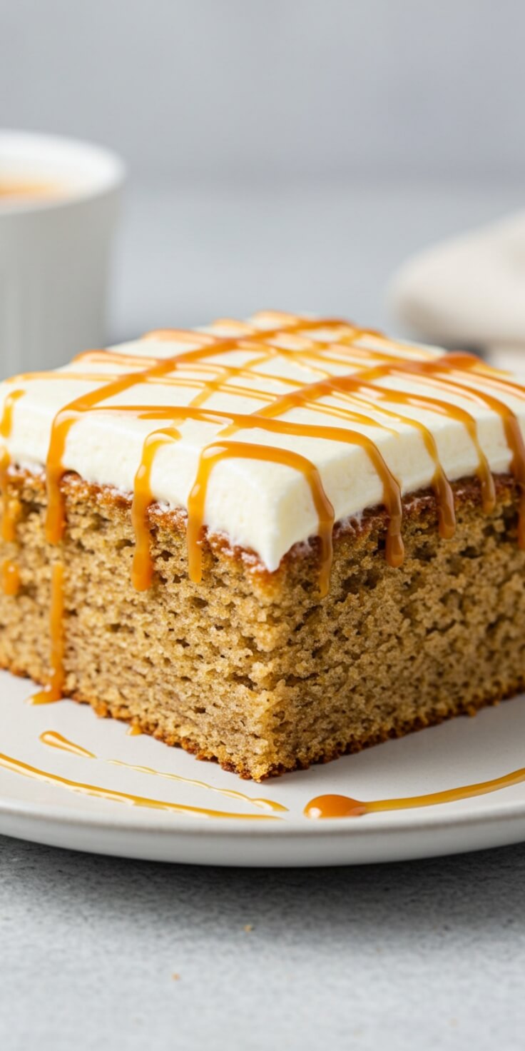 Vegan Cinnamon Spice Banana Cake with Cream Cheese Frosting