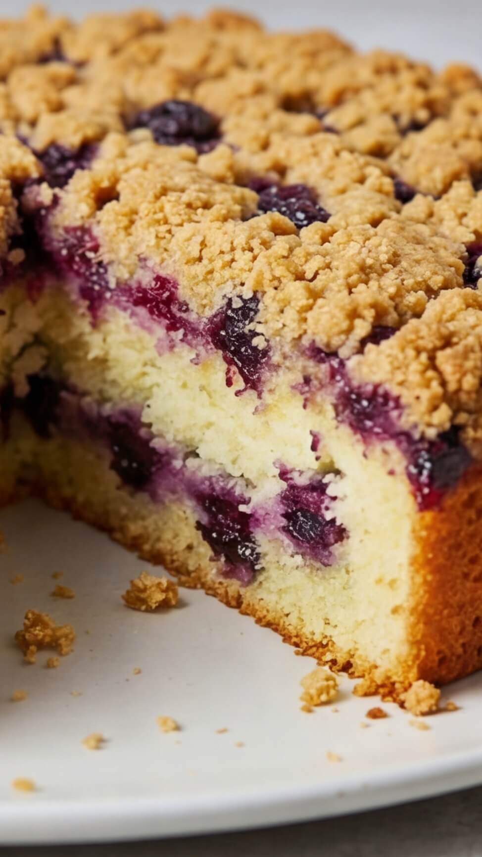 Best Blueberry Cream Cheese Coffee Cake (So Moist & Delicious!)
