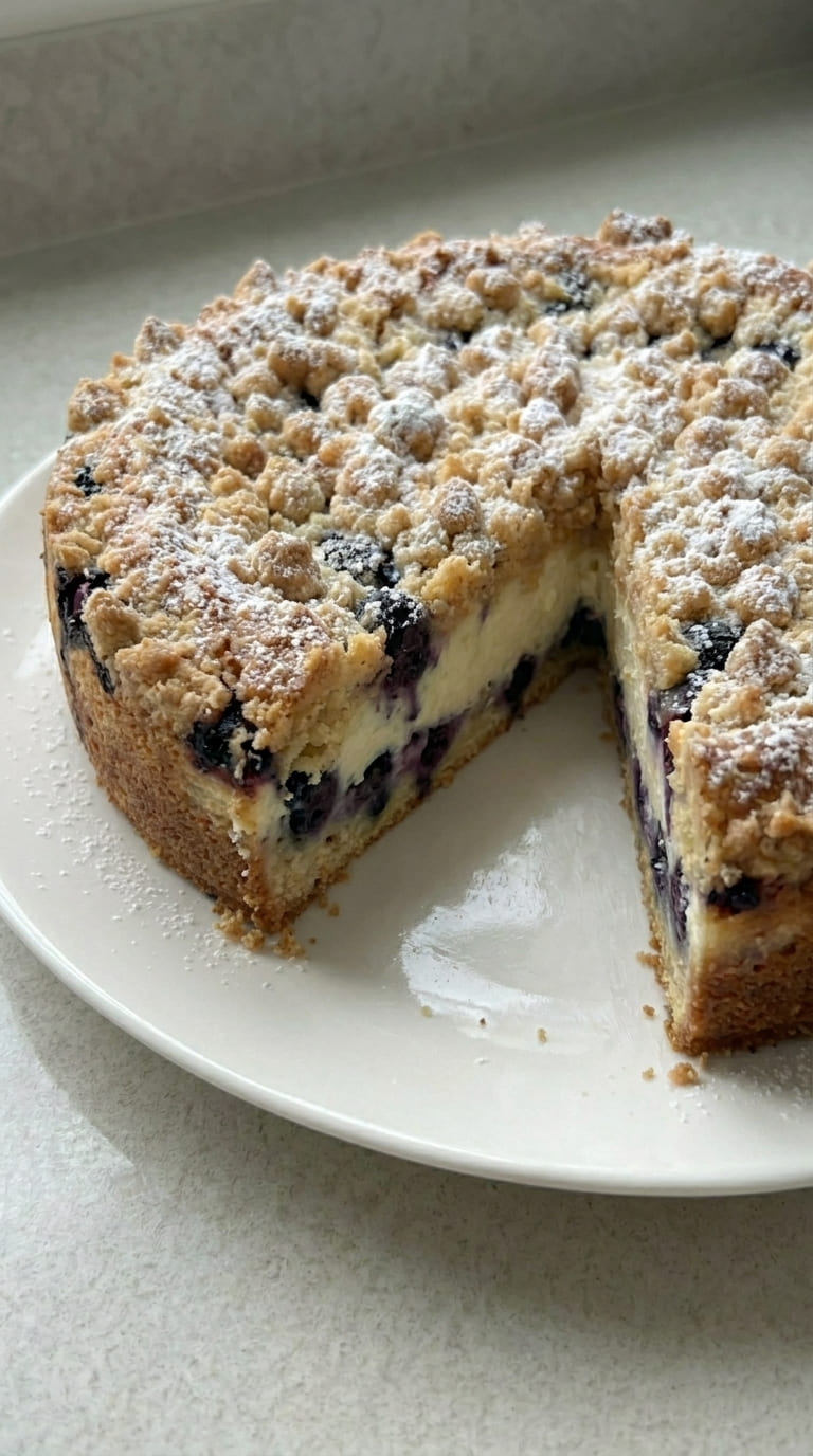 Moist Blueberry Coffee Cake Recipe Perfect for Breakfast or Brunch