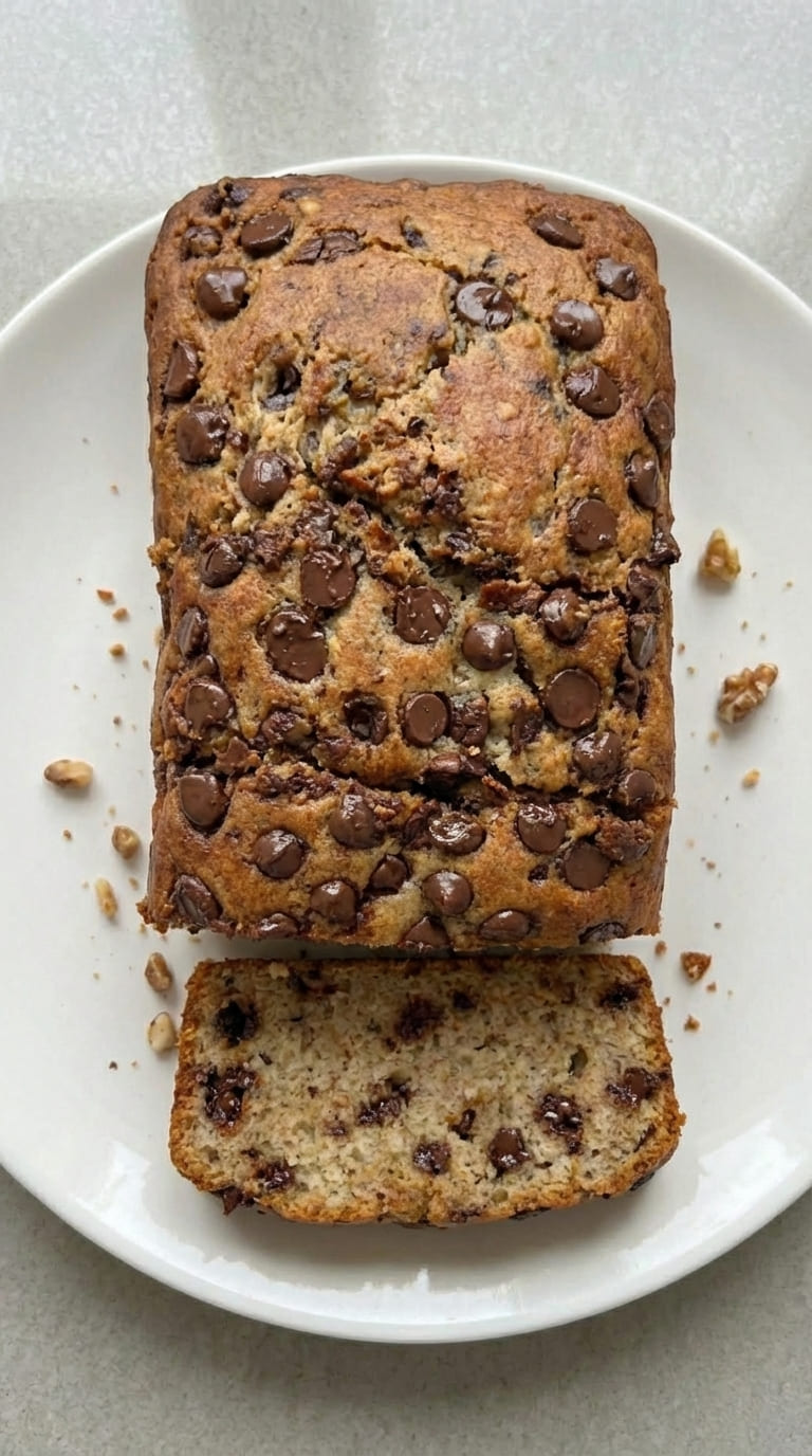 Brown Butter Chocolate Chip Banana Bread