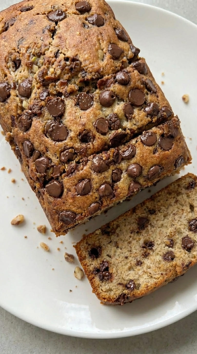 Brown Butter Chocolate Chip Banana Bread