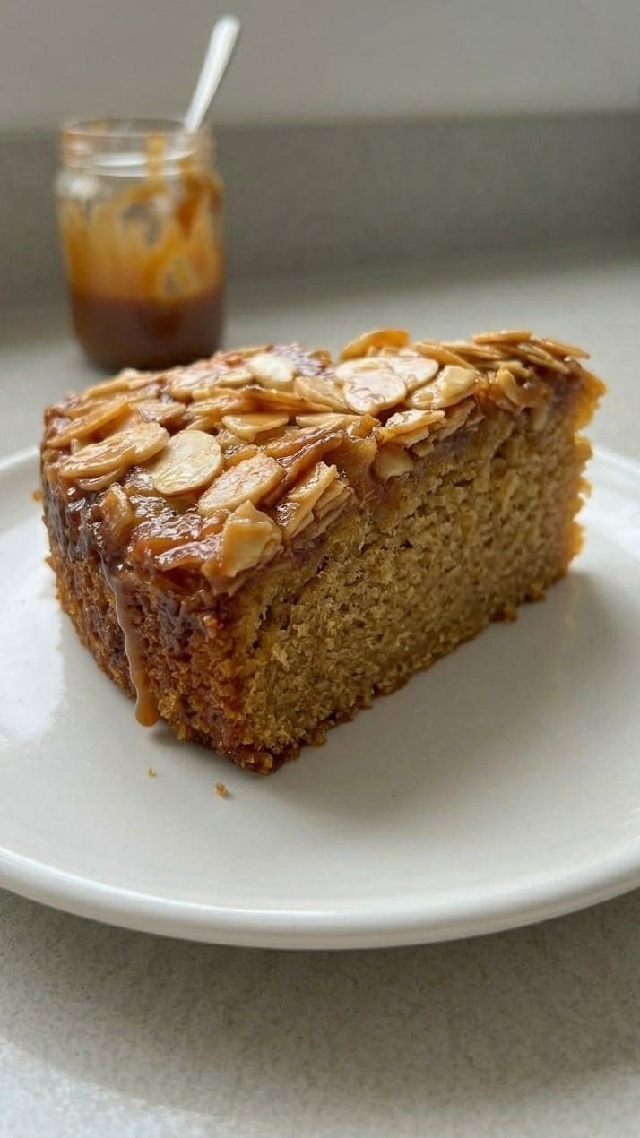 Caramel Almond Cake Recipe – Moist, Rich & Delicious