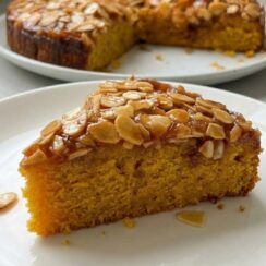 Caramel Almond Cake Recipe – Moist, Rich & Delicious