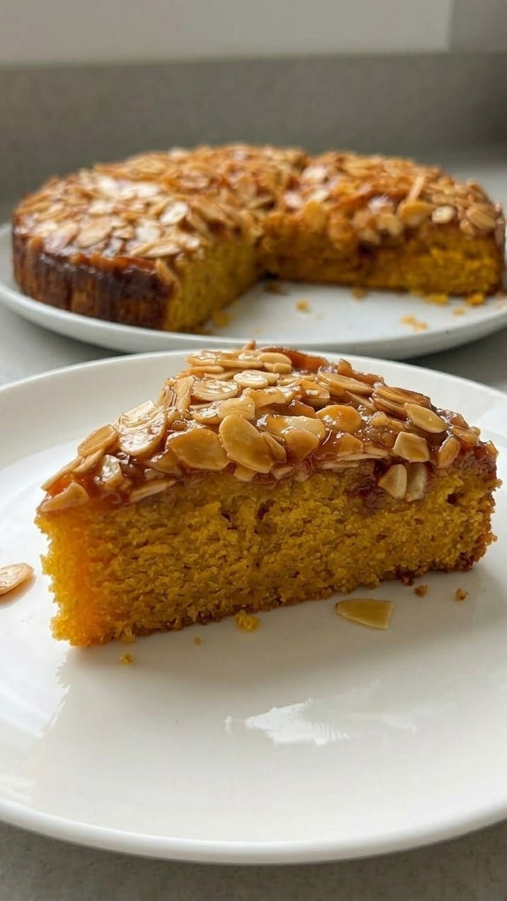 Caramel Almond Cake Recipe – Moist, Rich & Delicious