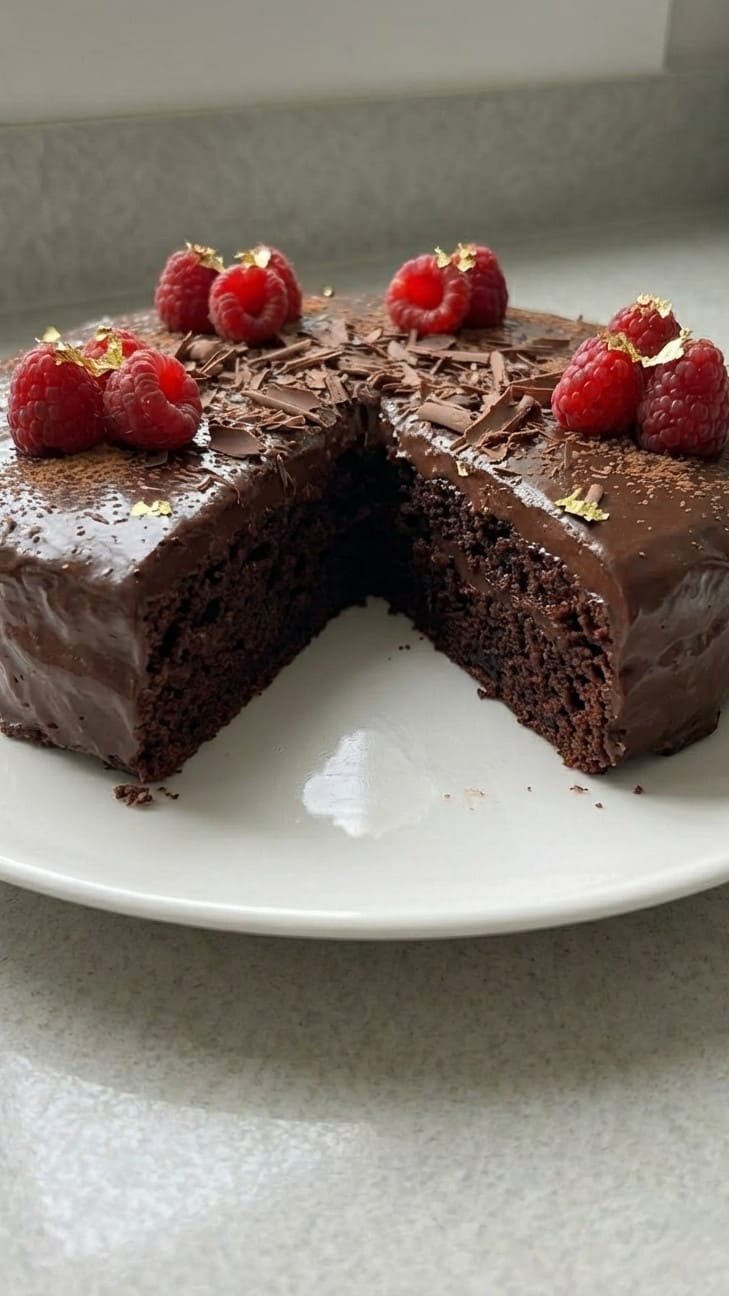 Best Chocolate Cake with Ganache – Soft, Fudgy & Chocolatey