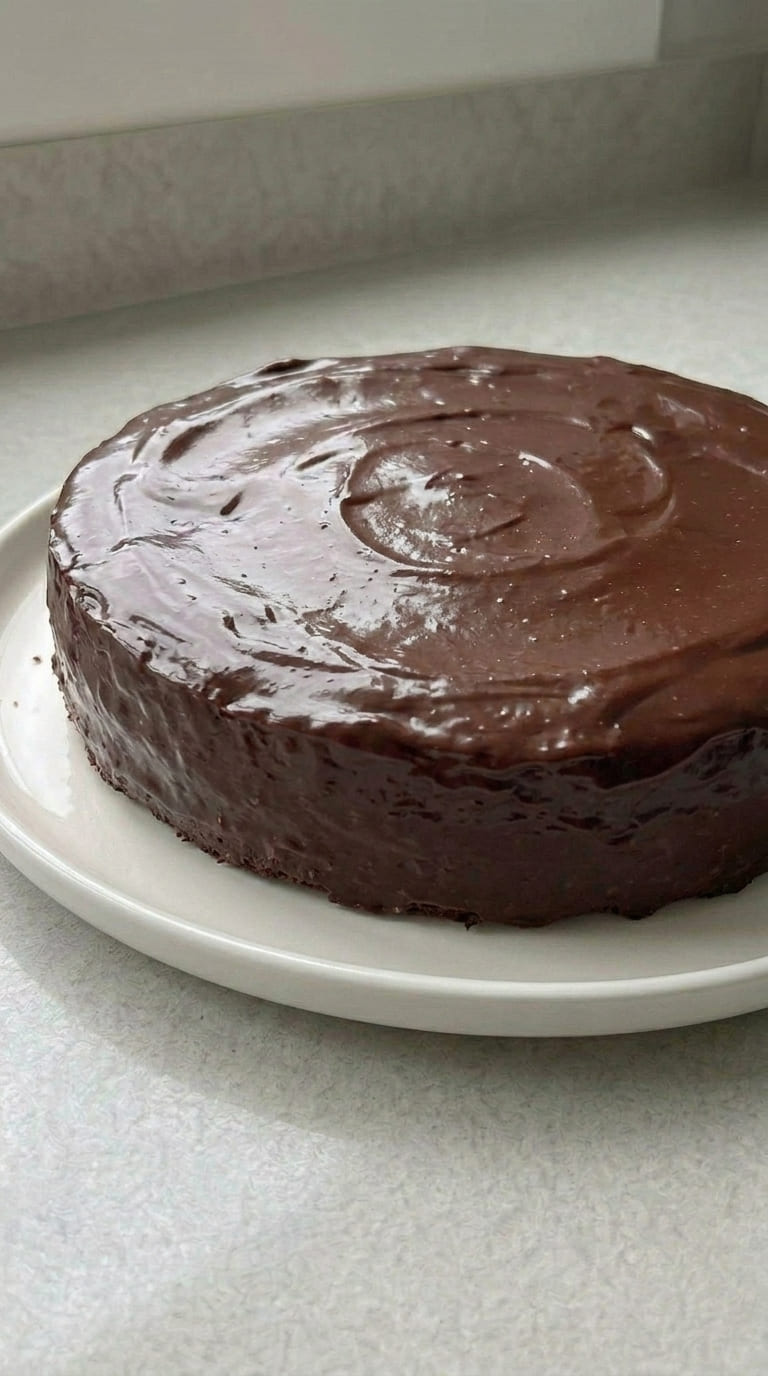 Easy Flourless Chocolate Cake with Deep Chocolate Flavor