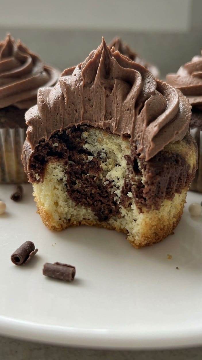 Easy Marble Cupcakes – Soft, Fluffy & Perfectly Swirled