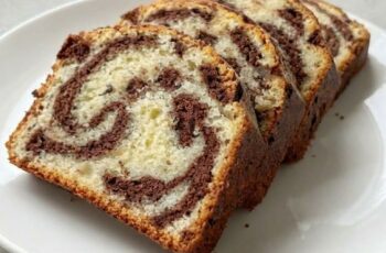 Best Marble Loaf Cake – Moist, Tender & Delicious