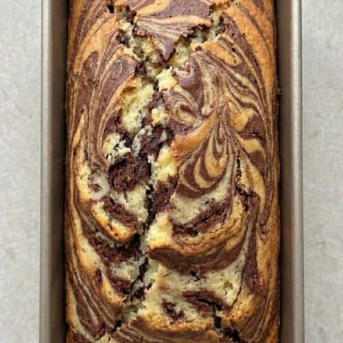 Best Marble Loaf Cake – Moist, Tender & Delicious