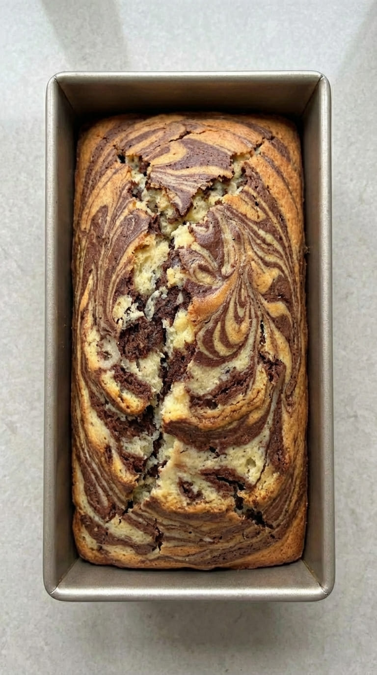 Best Marble Loaf Cake – Moist, Tender & Delicious