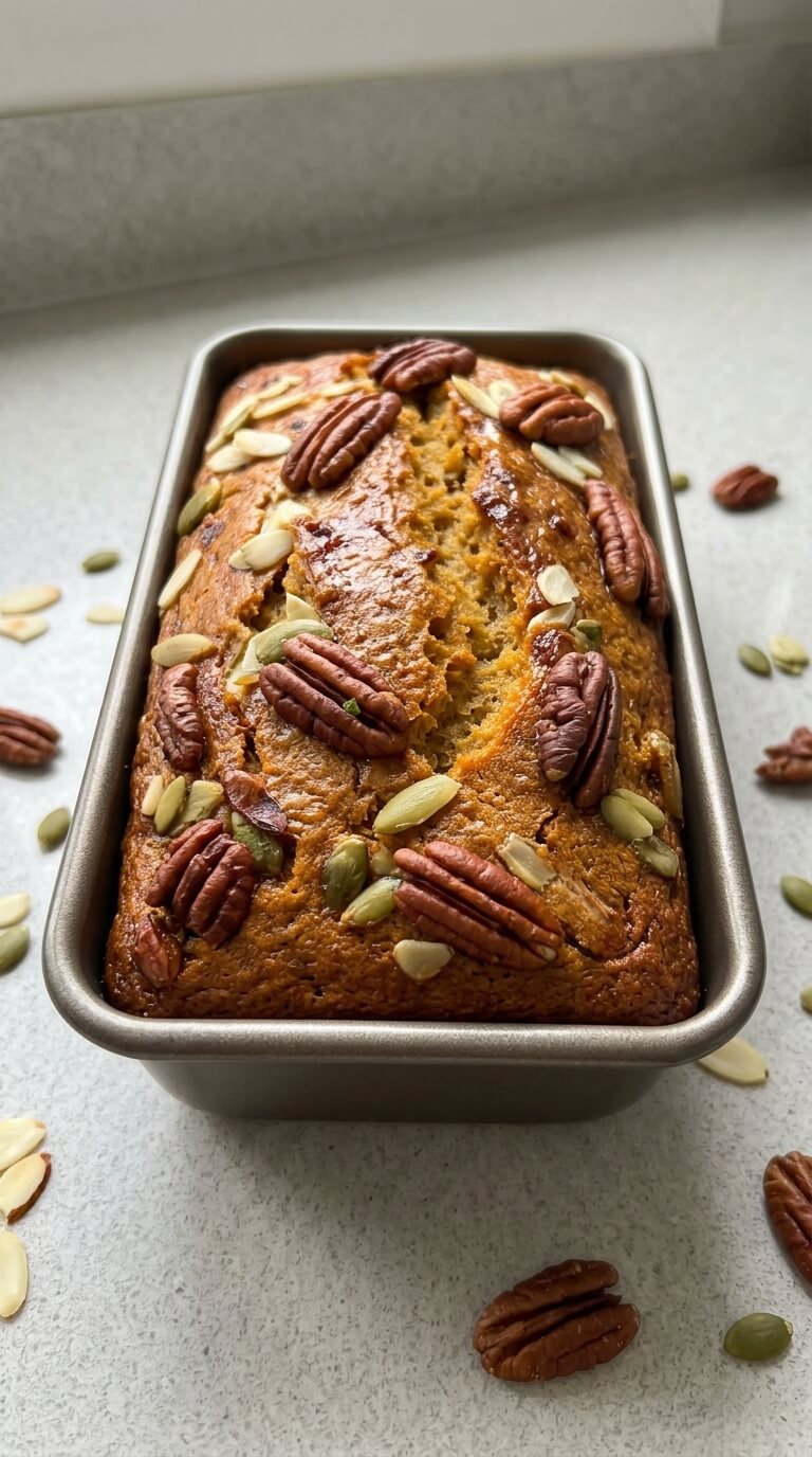 Pumpkin Greek Yogurt Bread