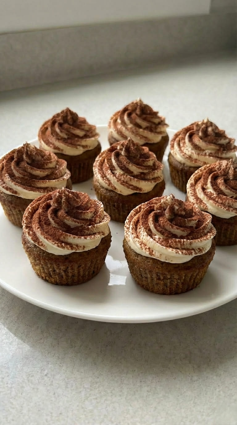 Tiramisu Cupcakes Recipe – Soft, Moist & Delicious