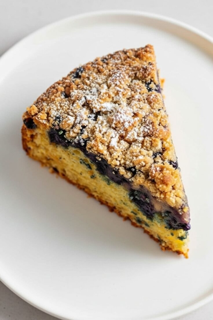 Blueberry Sour Cream Coffee Cake