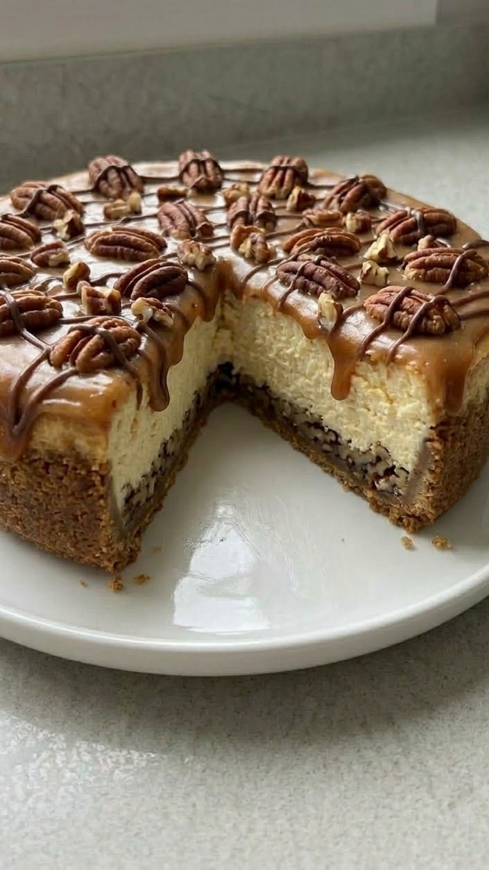 Irresistible Caramel Pecan Cheesecake Better Than Bakery