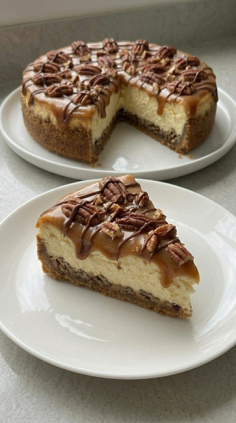 Irresistible Caramel Pecan Cheesecake Better Than Bakery