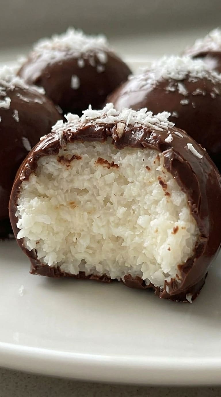 Homemade Chocolate Coconut Balls – Quick & Easy Dessert