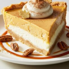Double-Layer Pumpkin Cheesecake