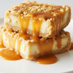 Fall Caramel Apple Cheesecake Bars You’ll Love