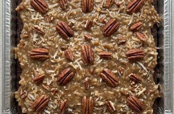 Fudgy German Chocolate Brownies Better Than Cake