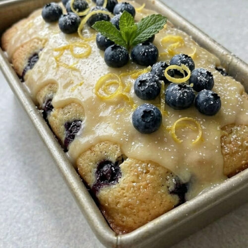 Moist Lemon Blueberry Bread Recipe Perfect for Breakfast or Dessert