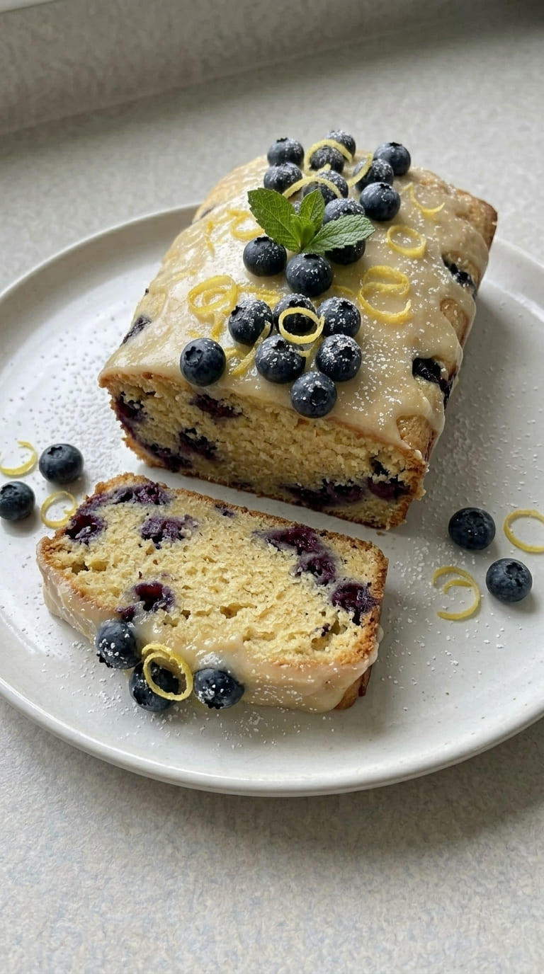 Moist Lemon Blueberry Bread Recipe Perfect for Breakfast or Dessert