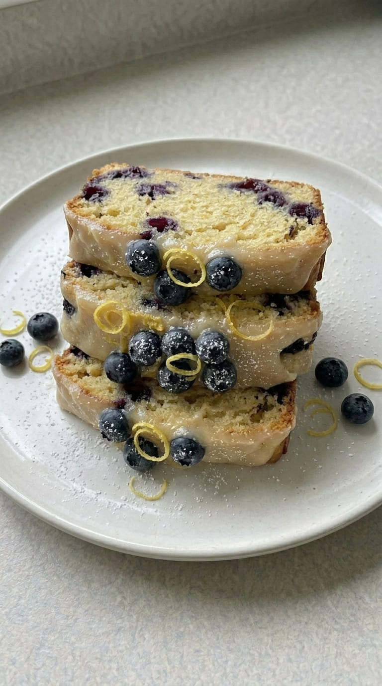 Moist Lemon Blueberry Bread Recipe Perfect for Breakfast or Dessert