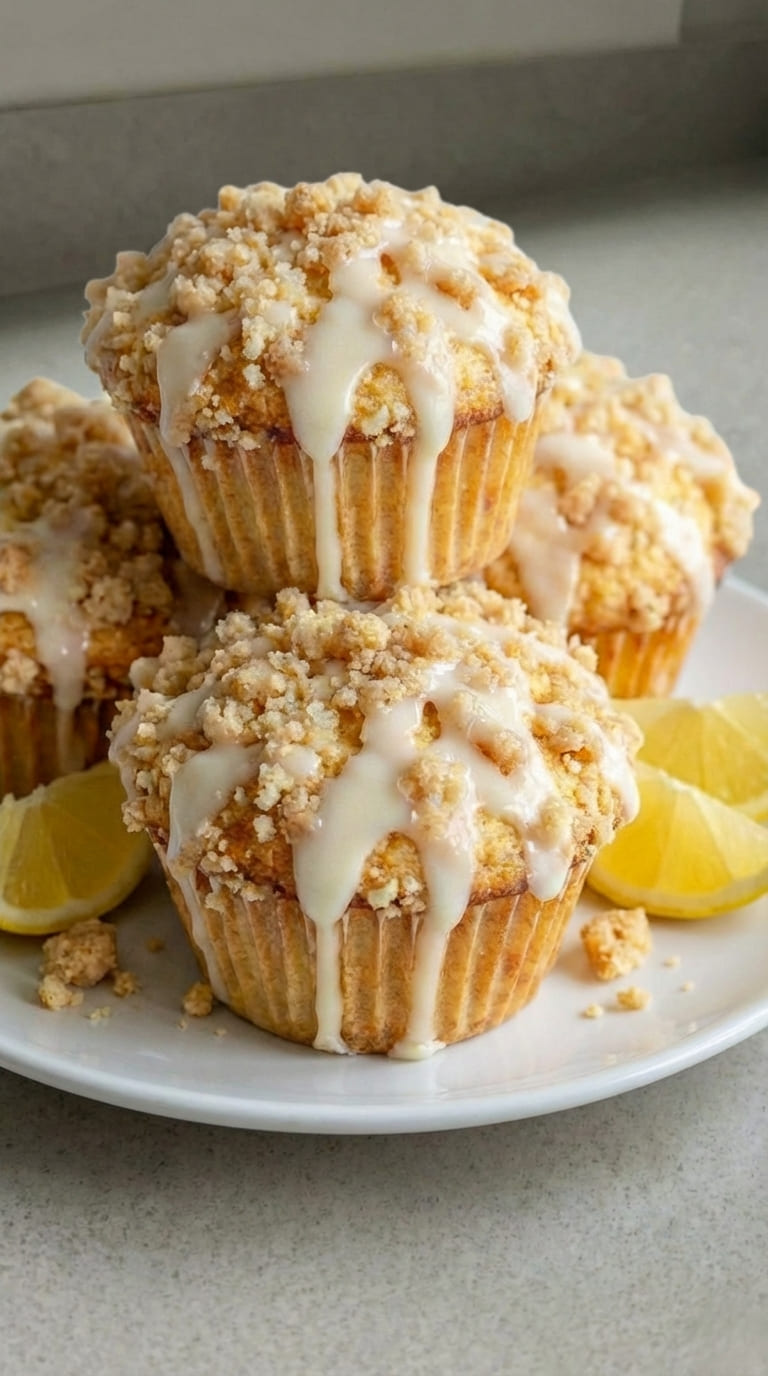 Lemon Cream Cheese Muffins, Zesty & Creamy Centers, Bright Breakfast Treat