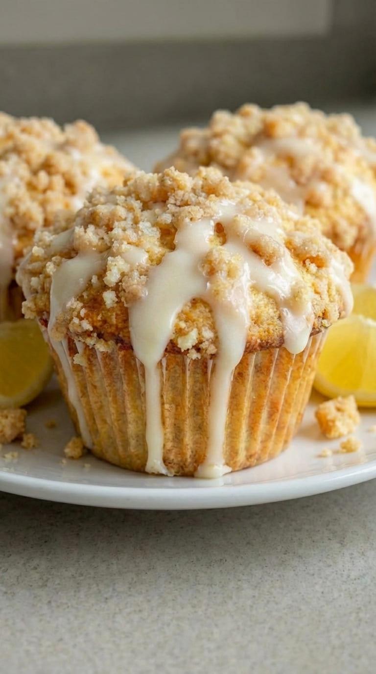 Lemon Cream Cheese Muffins, Zesty & Creamy Centers, Bright Breakfast Treat