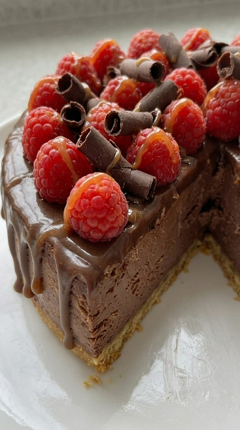 Homemade No Bake Chocolate Cheesecake – Quick & Easy Dessert