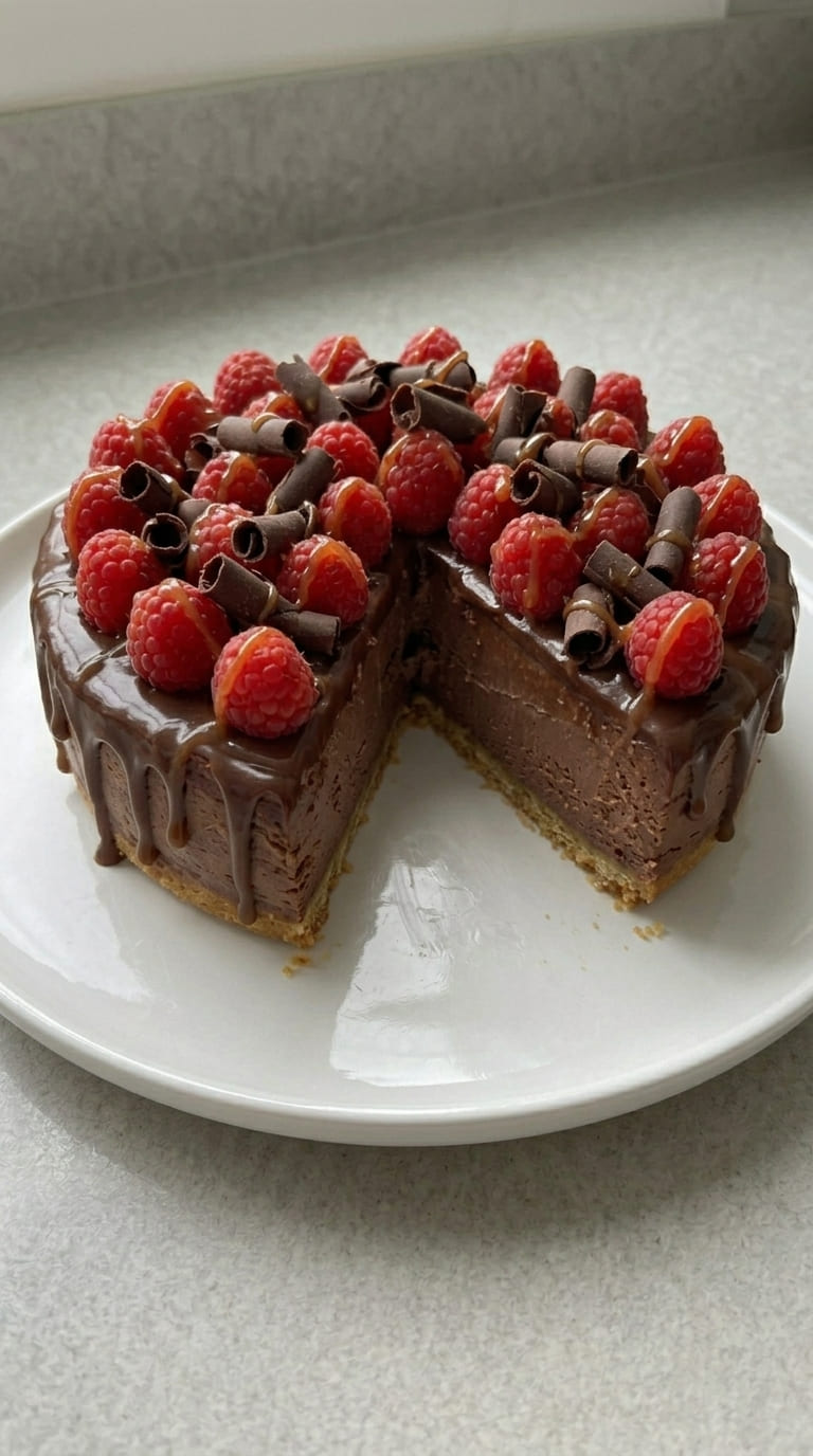 Homemade No Bake Chocolate Cheesecake – Quick & Easy Dessert