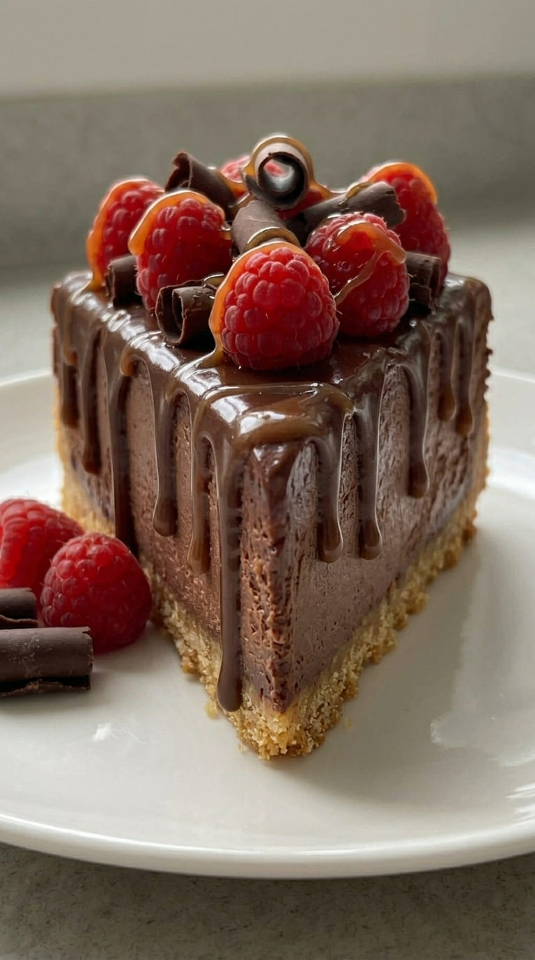 Homemade No Bake Chocolate Cheesecake – Quick & Easy Dessert