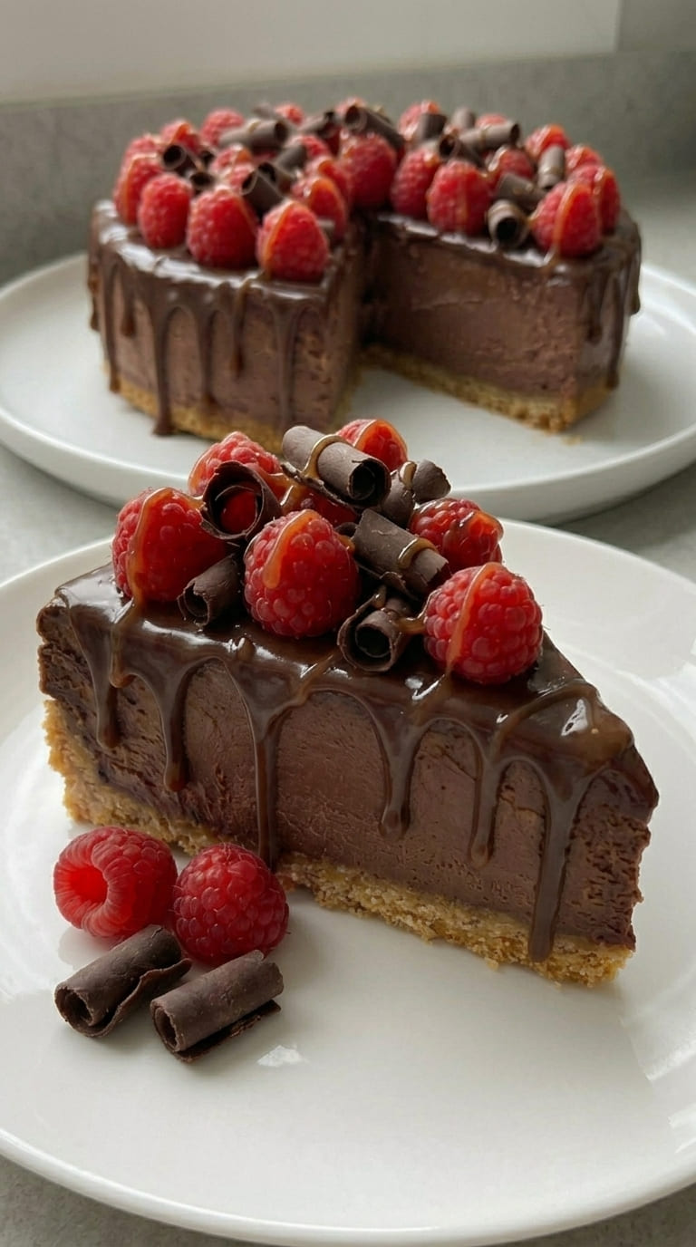 Homemade No Bake Chocolate Cheesecake – Quick & Easy Dessert