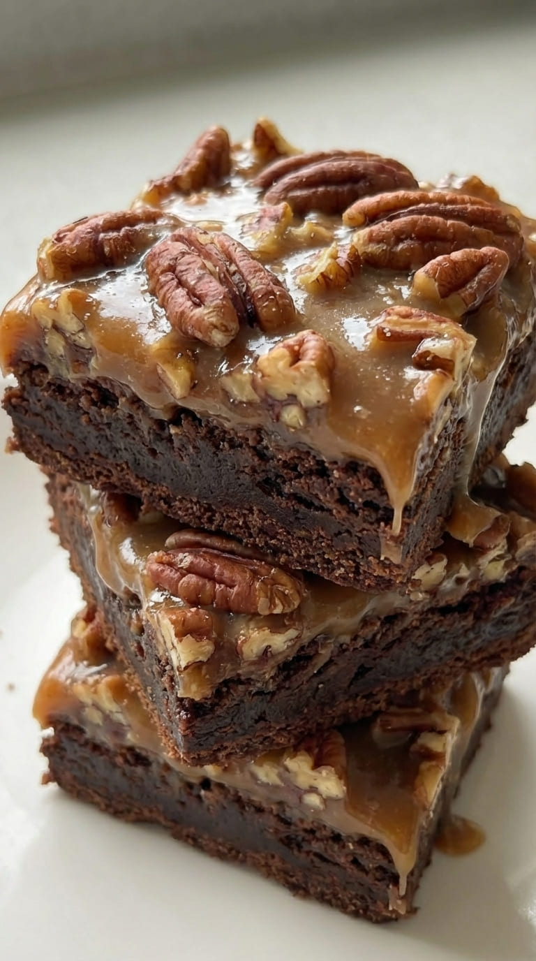 Best Pecan Pie Brownies – Two Desserts in One